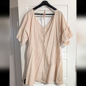 SHEIN Curve Beige Top